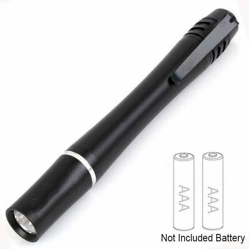 Mini UV 395nm Inspection Pen Torch Ultra Violet Flashlight Pocket Lamp Fluoresce