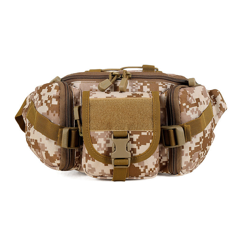 Outdoor military fan tactical belt bag