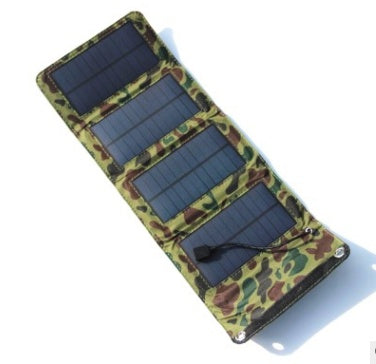 Outdoor 8W folding solar charger Direct charging collapsible solar package Off-road emergency mobile power supply