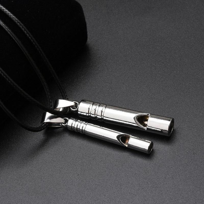 Titanium Emergency Alarm Portable Keychain Necklace