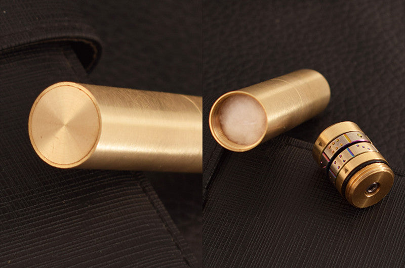 Nunchaku Second-generation Brass Oil Machine Creative Retro Old-fashioned Special-shaped Kerosene Lighter