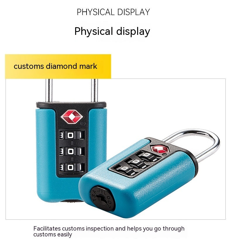 Key TSA Lock Luggage And Suitcase Padlock With Password Required