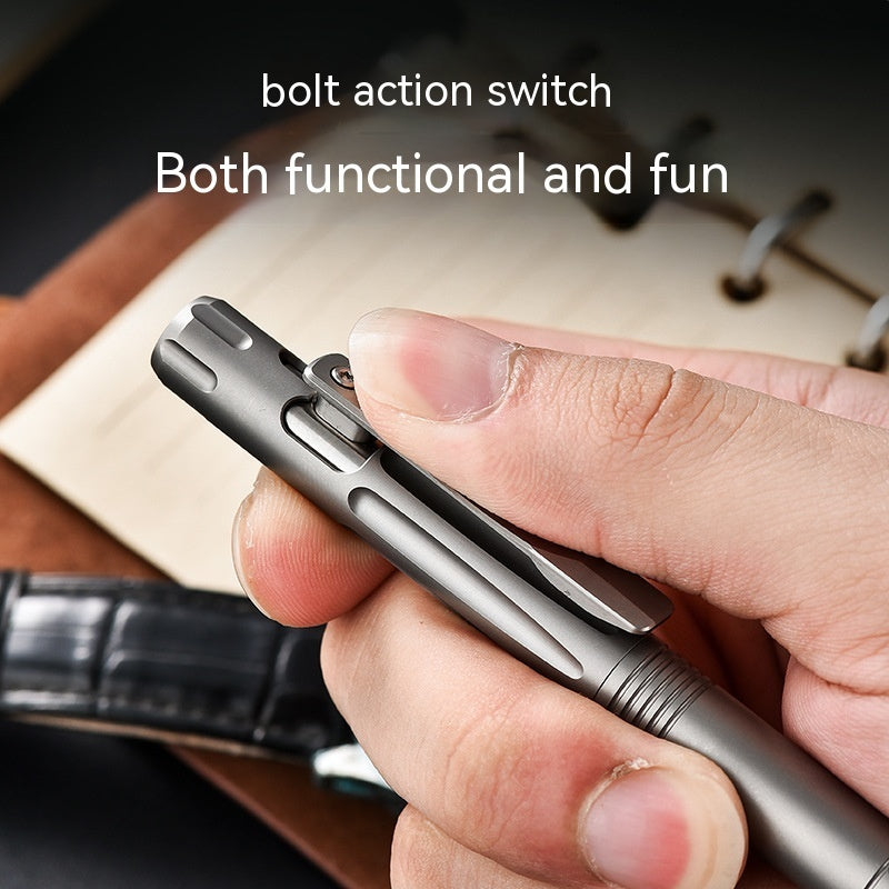 Titanium Alloy Tactical Pen Camping Self-defense Pen Multifunctional Self-defense Pen