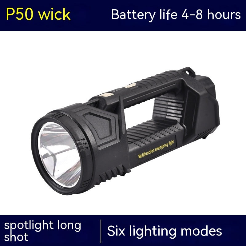 Strong Light Charging Bright Outdoor Flashlight