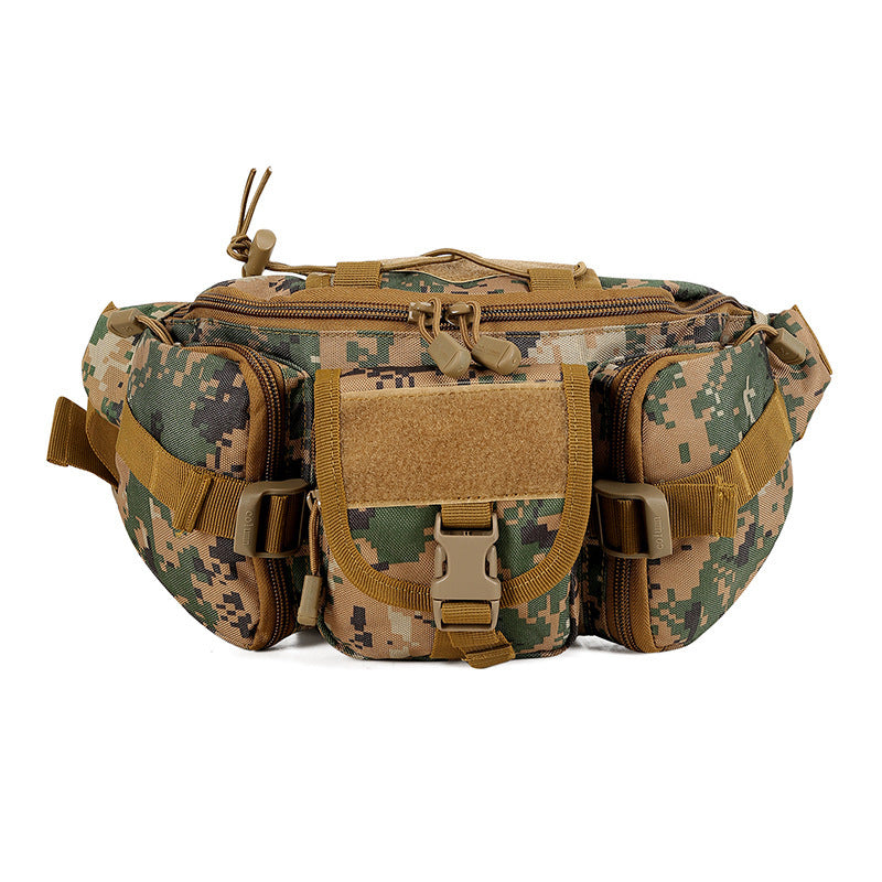 Outdoor military fan tactical belt bag