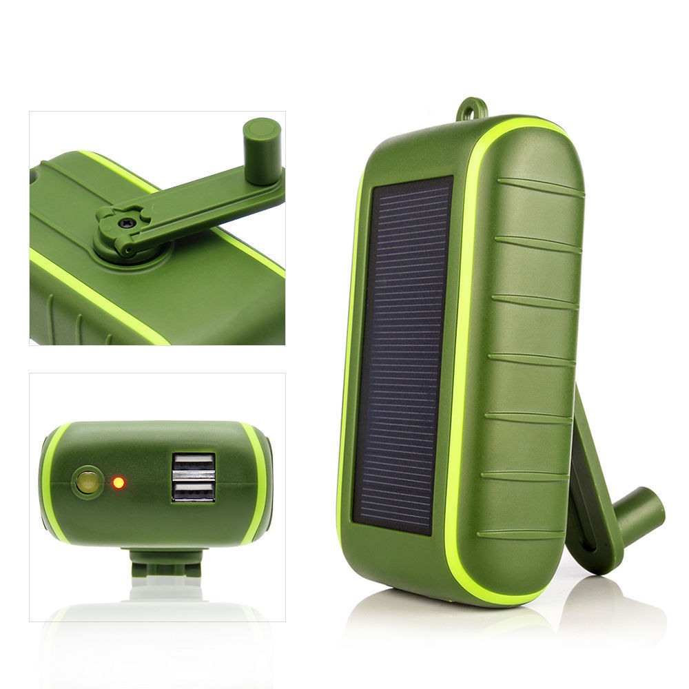 Mouth Hand Crank Charger Generator Backup Solar