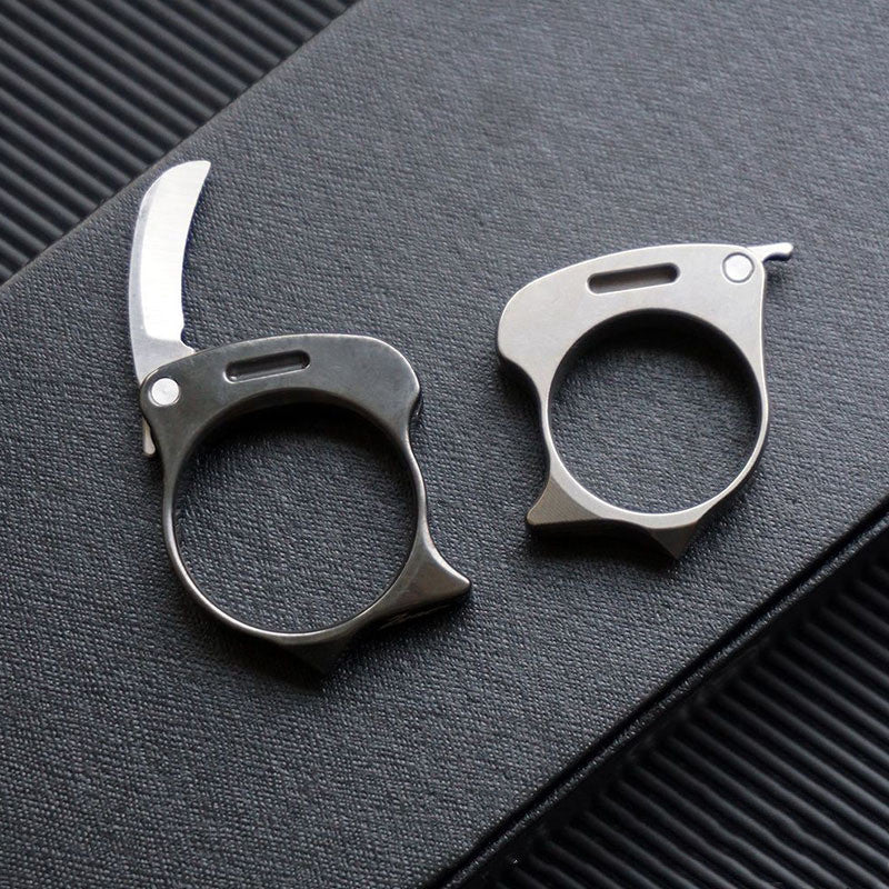 Zirconium Alloy Invisible Ring Knife Multifunctional EDC