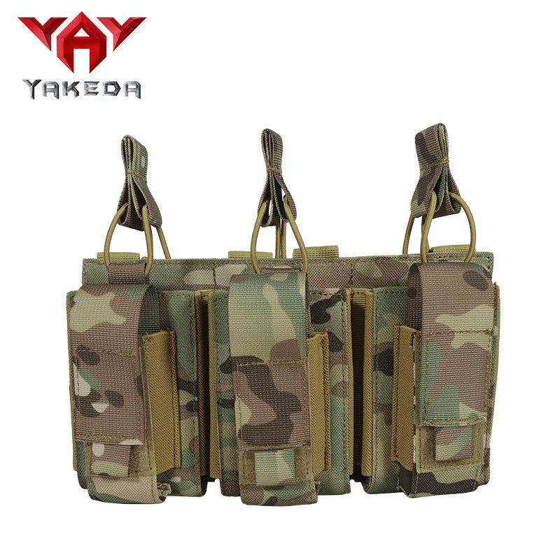 Tactical Triplet Accessory Bag 1000D Egg Clip Bag Molle Waist Bag Tactical Triplet Bag