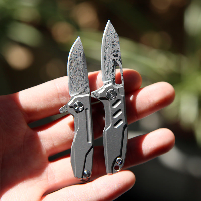 Titanium Alloy Key Knife EDC Mini Quick Tool