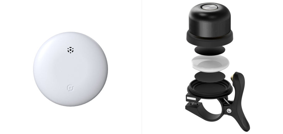 Round Intelligent Searching Waterproof ITag Positioning Tracker