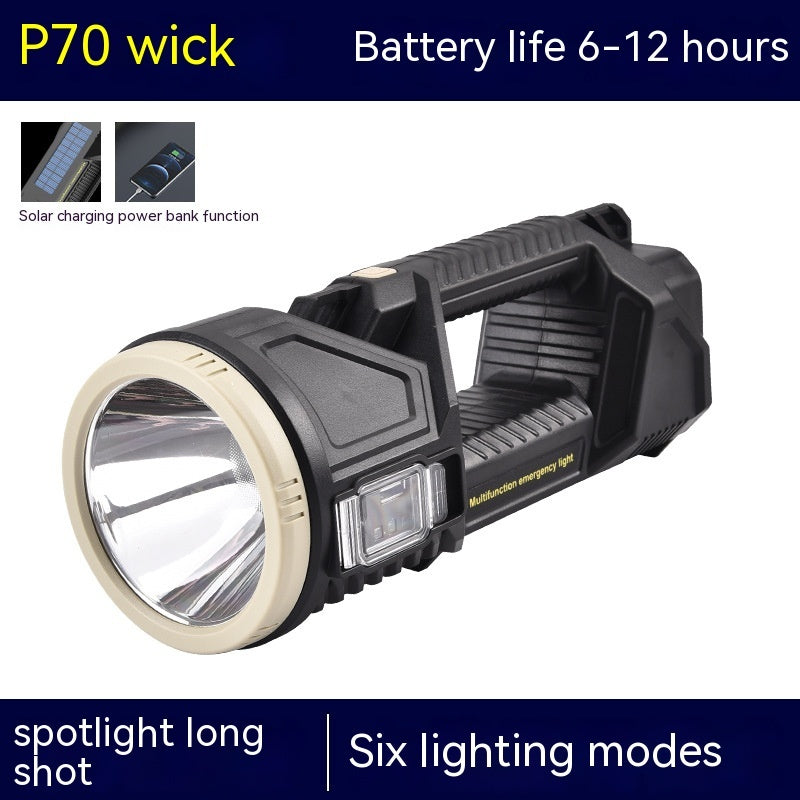 Strong Light Charging Bright Outdoor Flashlight