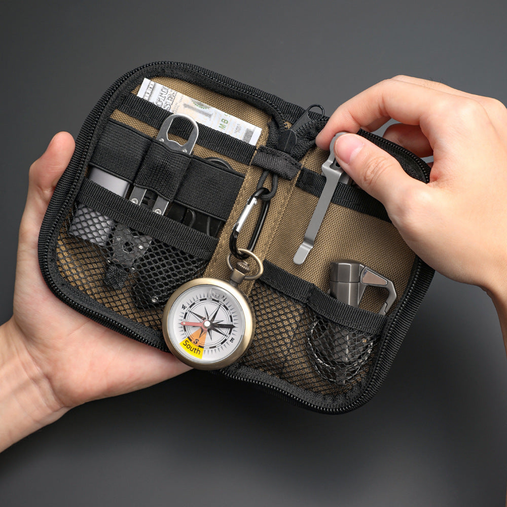 Portable Multi-purpose EDC Tool Storage Bag Mini-portable Daily Card Holder Wallet