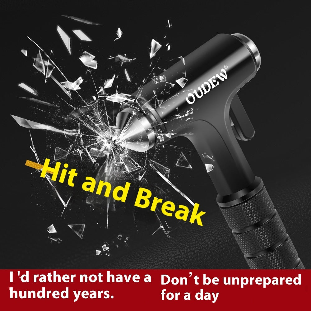 Multifunctional All-metal Emergency Window Break Hammer Stainless Steel