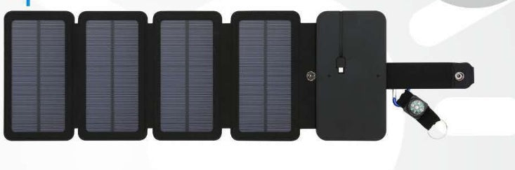 Outdoor 8W folding solar charger Direct charging collapsible solar package Off-road emergency mobile power supply