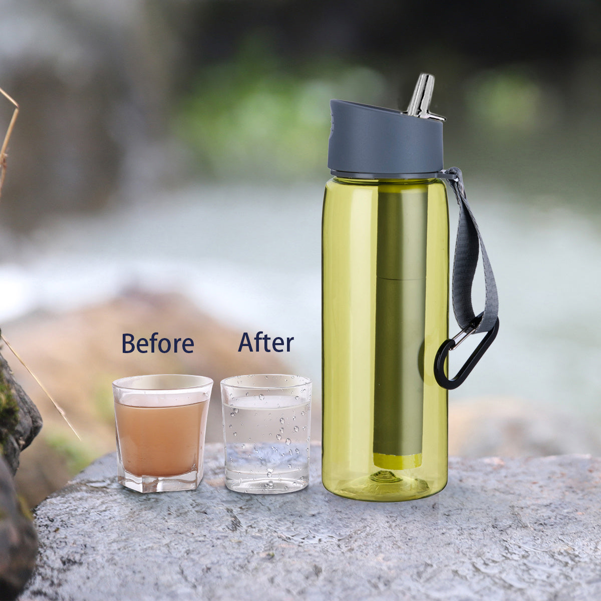 Pipette Type Filter Element Portable Outdoor Water Purifier