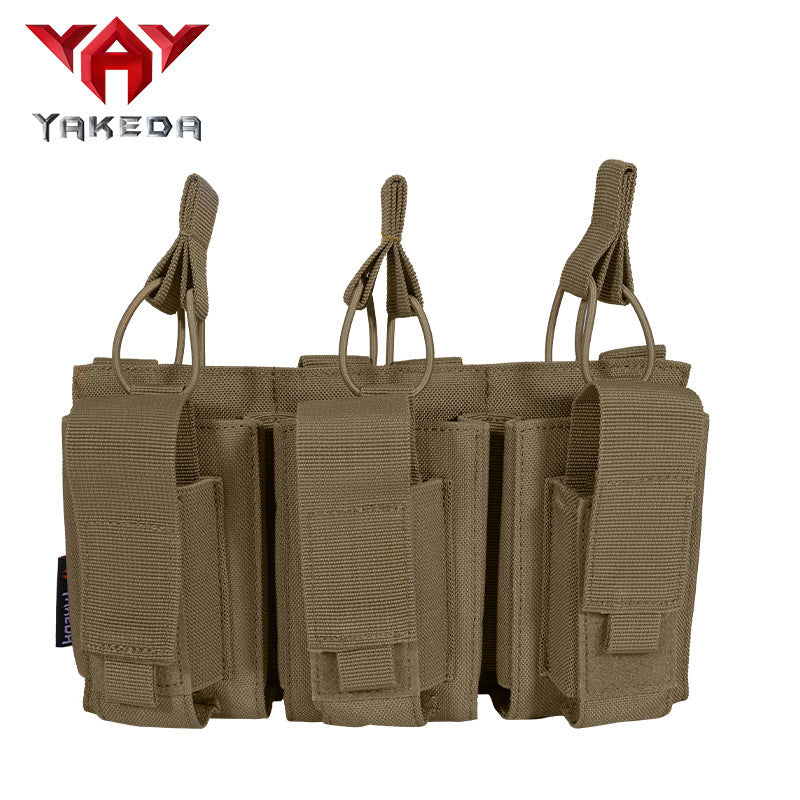 Tactical Triplet Accessory Bag 1000D Egg Clip Bag Molle Waist Bag Tactical Triplet Bag