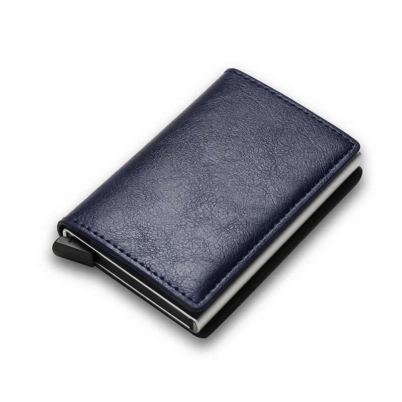 Credit Card Holder Smart Minimalist Wallet Pocket Men Women Slim Cardholder Bank Secure Creditcard Case