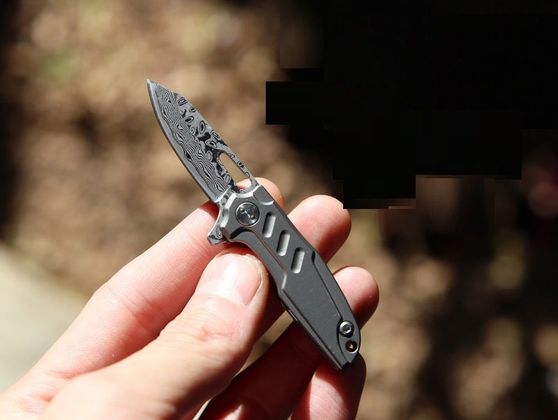 Titanium Alloy Key Knife EDC Mini Quick Tool