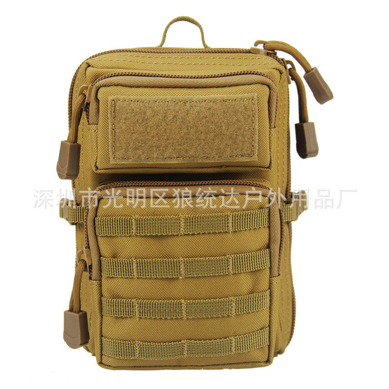 EDC Tactical Crossbody Waist Bag Mini Small Storage Bag Outdoor Accessories Waist Bag Tactical Pannier Bag Camouflage Bag Pannier Bag