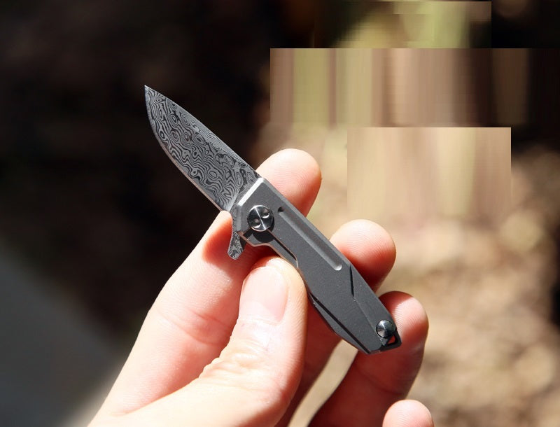 Titanium Alloy Key Knife EDC Mini Quick Tool