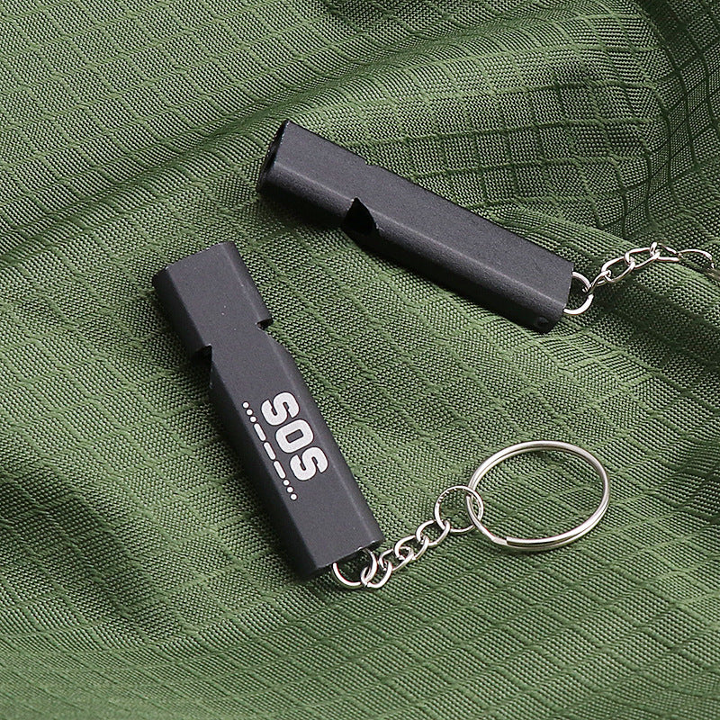 Survival First Aid Whistle Double Tube Outdoor Survival