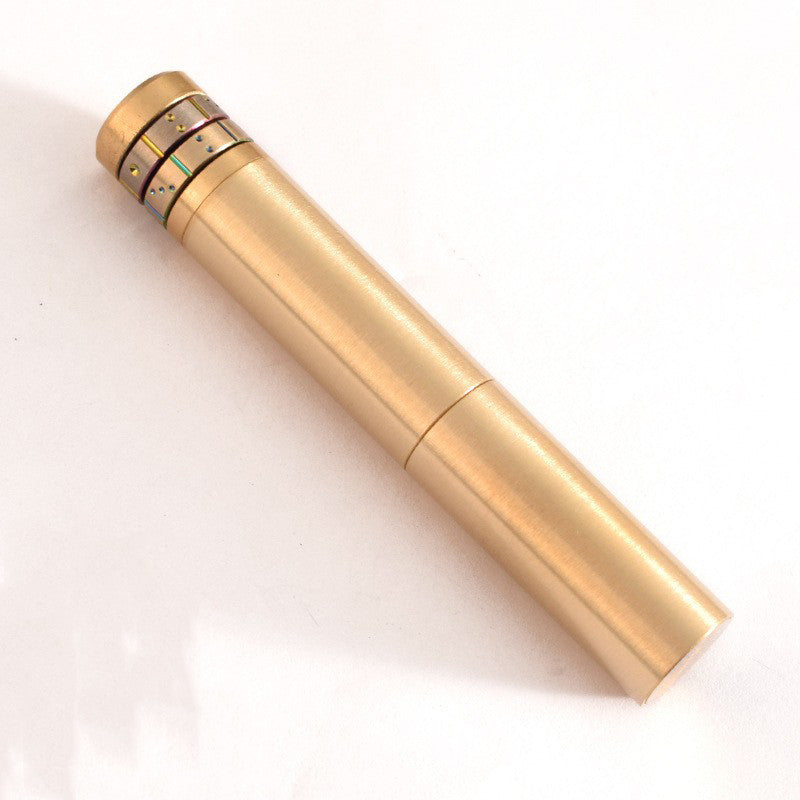 Nunchaku Second-generation Brass Oil Machine Creative Retro Old-fashioned Special-shaped Kerosene Lighter